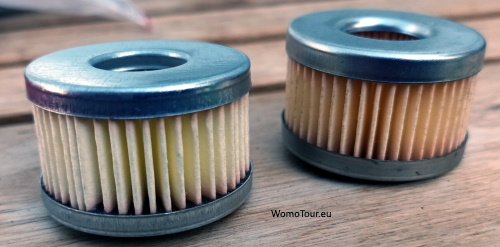 Gasfilter neu altW